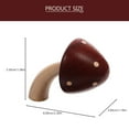thumbnail image 2 of WRITWAA Mushroom Wood Design Refrigerator Sticker for Kitchen Home Decor, Fridge Magnet Decal, 2 of 6
