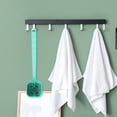 thumbnail image 5 of Unique Bargains 1 Pc Double Side Long Handle Bath Brush Back Scrubber for Bath 14.37" Length Cyan Blue, 5 of 6