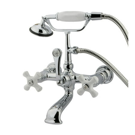 UPC 663370094613 product image for Kingston Brass Cc560T1 Clawfoot Tub Filler With Hand Shower - Polished Chrome Fi | upcitemdb.com