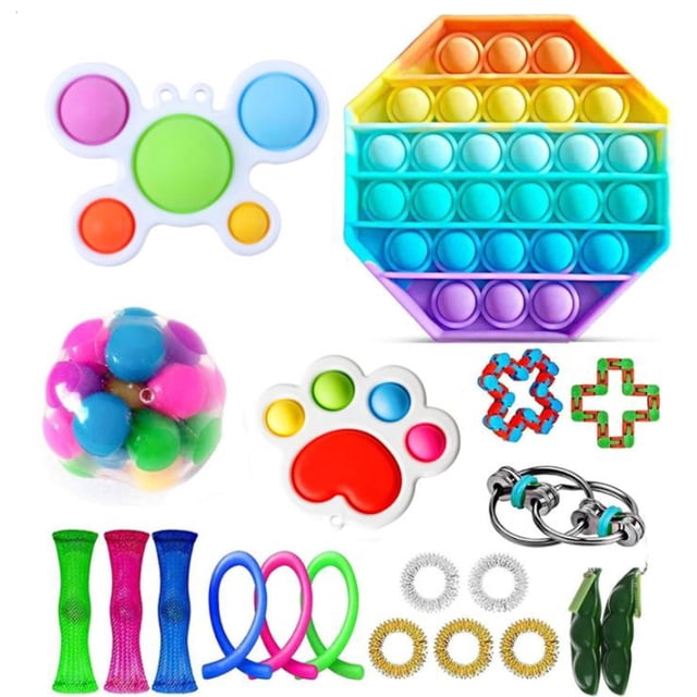 Juguete sensorial Push Bubble Fidget para aliviar el estrés del autismo