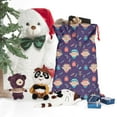 thumbnail image 5 of Christmas Sack – 28" X 20" Canvas Gift Bag with Drawstring, Full Print Polyester Santa Sack, Durable Reusable Xmas Gift Bag for Holiday, Party & Storage, 5 of 5