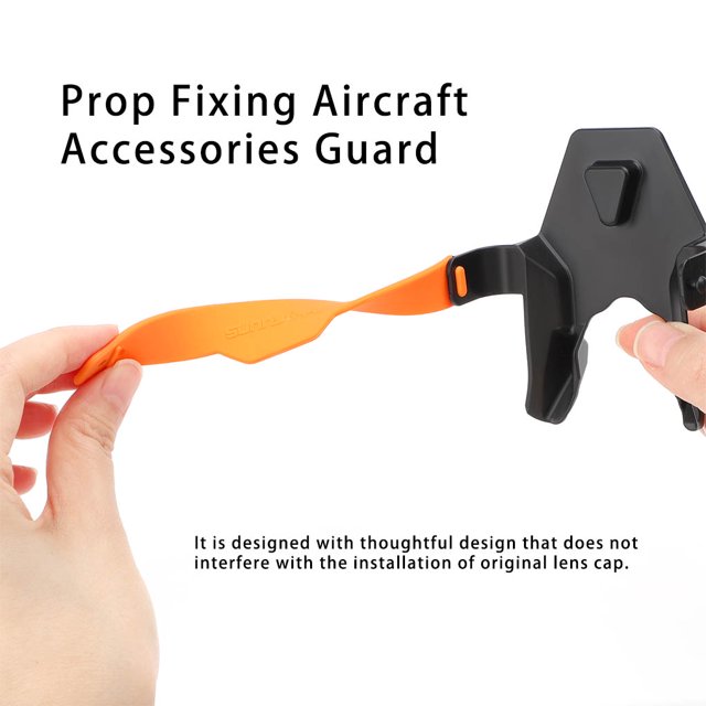 Propeller Holder Stabilizers Drone Strap Prop Guard Propeller Holder Stabilizers Fixing Aircraft Effectively Protective Guard Silicone Cover Landing Black