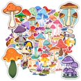 thumbnail image 3 of 35pcs-50pcs Colorful Mushroom Stickers Nature Cartoon Stickers Fantasy Stickers for Laptops Phones Suitcases, 3 of 9