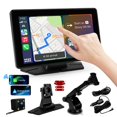 thumbnail image 2 of Pantalla HD Carplay para automóvil, receptores de audio estéreo para automóvil Apple Android Auto Car Play inalámbricos portátiles con control de voz, cámara de respaldo, Mirror Link, Bluetooth, naveg, 2 of 5