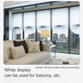thumbnail image 2 of Arch Light Filtering Fabric Shade Pack of 2 fit for Perfect Half-Round Arch Windows No Tools Installation, White, 36” x 60”, 2 of 5