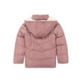 thumbnail image 2 of Reebok Girls Hooded Winter Puffer Coat, Sizes 4-16, 2 of 3