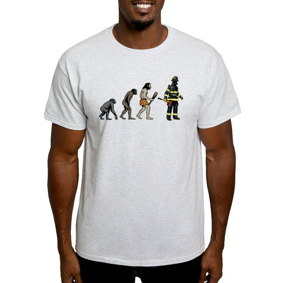 CafePress - Firefighter Light T Shirt - Men's Classic Graphic T-Shirt