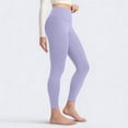 thumbnail image 7 of Buttery Soft Leggings for Women - High Waist 7/8 Length Workout Gym Yoga Pants Purple M, 7 of 7