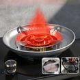 thumbnail image 1 of Anillo de parabrisas para estufa de gas,Anillo de protección para parabrisas de estufa de gas,acero inoxidable,color plateado,Cubierta de campana de gas a prueba de viento Calefacción, 1 of 8