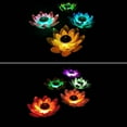 Floating Artificial Lotus Night Light LED Lotus Lamp Energy Saving