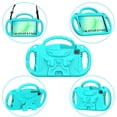 thumbnail image 5 of BMOUO Kids Case for Samsung Galaxy Tab A11 8.7 Inch 2025 / A9 8.7" 2023 / A7 Lite 8.7” 2021, with Shoulder Strap Lightweight, Shockproof Handle Stand Protective Cover, Cyan, 5 of 7