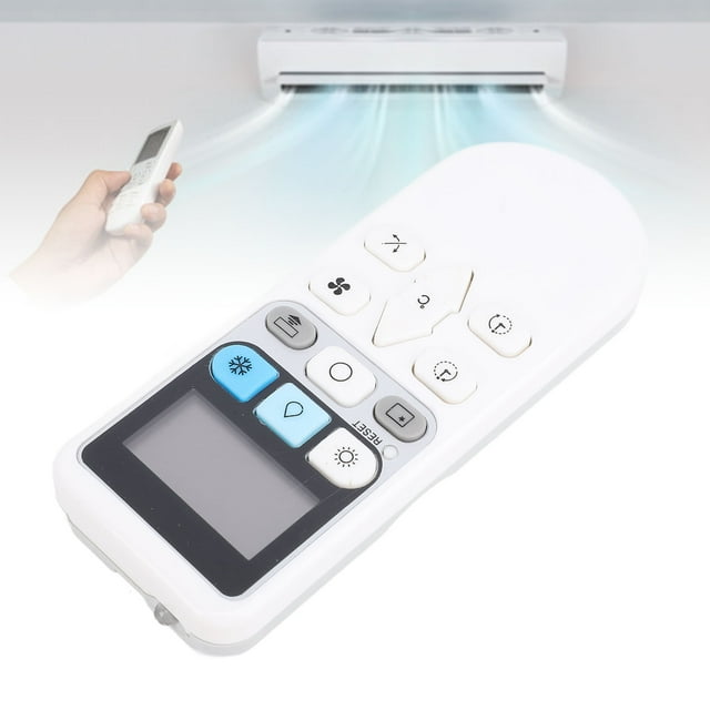 Control remoto del aire acondicionado, controlador remoto del aire acondicionado con aire acondicionado fácil de usar con batería universal para 35z
