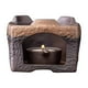 thumbnail image 2 of Juego de estufa para tostar té | Calentador de té de cerámica con vela para la ceremonia del té | Material de alta temperatura apto para uso alimentario | Potenciador de aroma a temperatura, 2 of 5