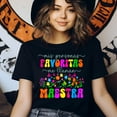 thumbnail image 3 of Mis Personas Favoritas Me Llaman Maestra T-Shirt, Colorful Floral Spanish Teacher Tee, Gold, Size 4XL, 3 of 6