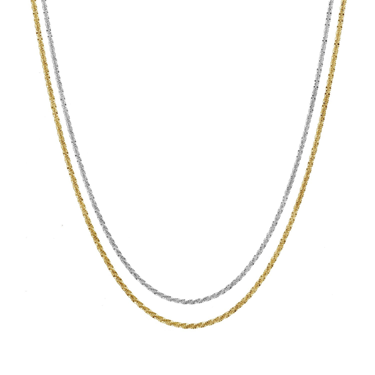 Serpentine Chain Necklace in 14K Gold - Samsclub.com