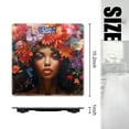thumbnail image 2 of High Precision Body Weight Scale Smart Bathroom Scales with Large LCD Display(400lbs),Decorative for Bedroom-Black Woman With Flowers In Her Hair, 2 of 4