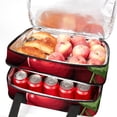 thumbnail image 5 of Cherry Double Layered Insulated Refrigerated Lunch Bag with Large Capacity - 7.1x11.4x16.1 Inches - Hand-Carried Lunch Bags, 5 of 6