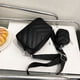 thumbnail image 4 of Bolsa Acolchada Messenger Almacenable Mujer Almohada para Trabajo Vacaciones Negro, 4 of 9