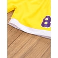 thumbnail image 6 of JanJean Kids Girls and Boys Unisex Football Basketball Training Outfits Sports Tank Tops and Shorts Yellow 120, 6 of 7