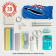 thumbnail image 4 of ZIPIT Monster Pencil Case for Boys, Holds up to 30 Pens, Machine Washable, Made of One Long Zipper! (Blue), 4 of 10