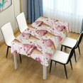 thumbnail image 4 of Yayeee Tablecloths 60" x 90" Rectangle Wrinkle Resistant Party Table Cover, Pink Ice Cream Pattern, 4 of 8