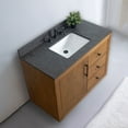 thumbnail image 4 of Vanity Art 42" Single Bathroom Vanity with Sink, Freestanding Bath Storage Cabinet with Black Limestone Top, 4 of 8