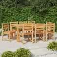 thumbnail image 1 of vidaXL Garden Chairs 8 pcs Solid Wood Teak, 1 of 5