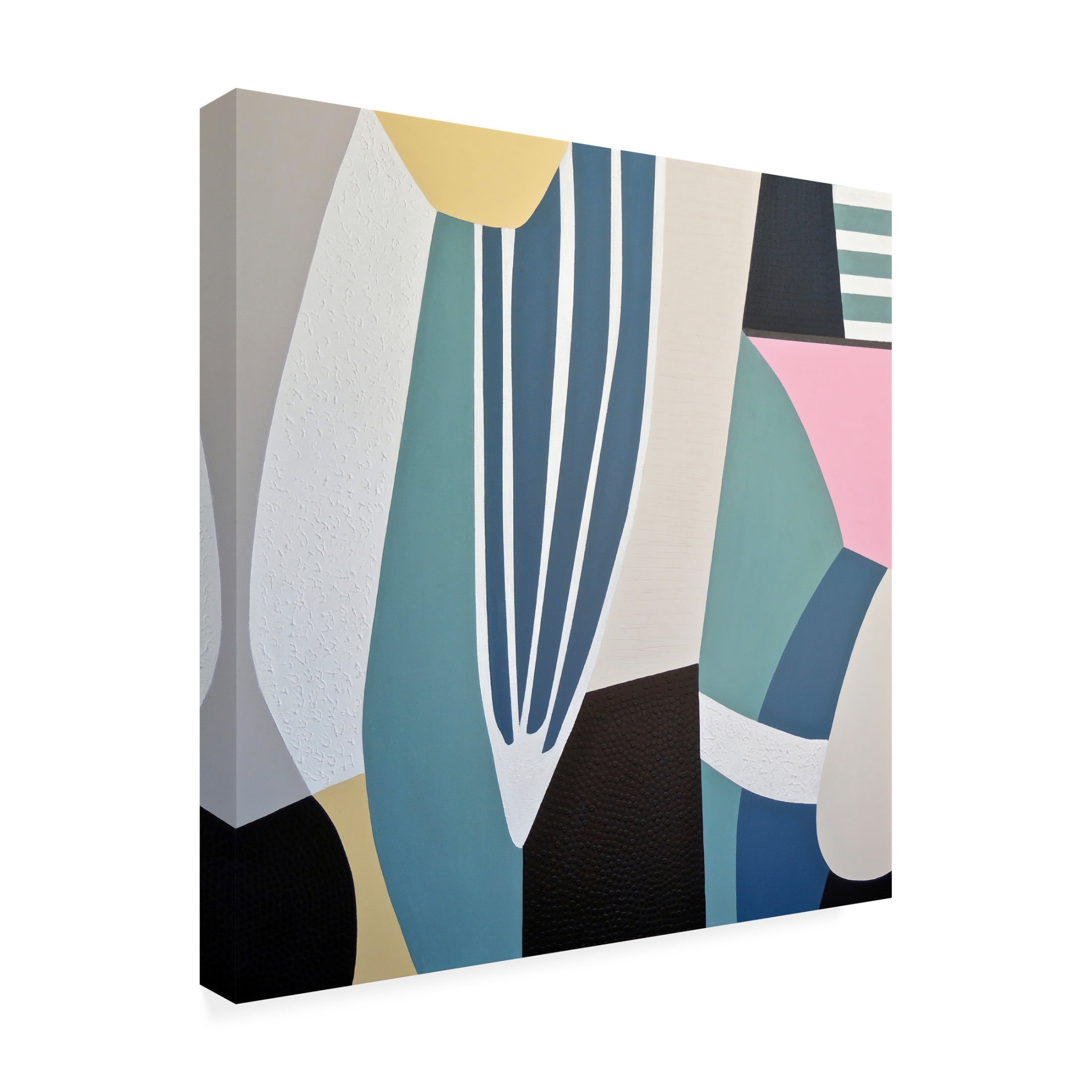 Canvas Wall Art - Sylvie Hamou 'Soften The Edge' Wall Art for Living Room, Bedroom, or Office Décor by Trademark Fine Art - 18 x 18 Inches