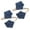 Blue, variant on 2Pieces Flexible Floral Twist Curtain Tiebacks Flexible Rope Holdbacks for Home Bedroom Window Drapes Holders Decors