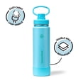 thumbnail image 2 of ThermoFlask 24 oz Double Wall Vacuum Insulated Stainless Steel Water Bottle with Chug Spout Lid, Vivid Blue, 2 of 5