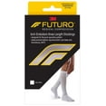 thumbnail image 2 of Futuro Anti-Embolism Knee Length Stockings, Moderate Compression, Closed Toe, X-Large Regular, White, 2 of 6