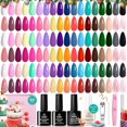 thumbnail image 1 of Beetles Gel Nail Polish Kit with U V Light Emotional Spectrum 35 Colors Gel Polish Nail Kit with Base and Matte&Glossy Top Coat Soak Off All Season DIY Set Manicure Tools Gifts for Women, 1 of 4