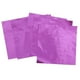 thumbnail image 1 of Paquete de 100 envoltorios de papel de aluminio para dulces, chocolates y decoración de bodas. Púrpura, 1 of 8