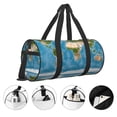 thumbnail image 5 of Easygdp Earth View World Map Travel Bag, Camping, Weekend, Carry On Overnight Duffel Bag with Shoulder Strap, 5 of 8