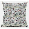 thumbnail image 1 of Roses Sprayed Stars Throw Fabric Pillow in Light Blue White 18x18, 1 of 7