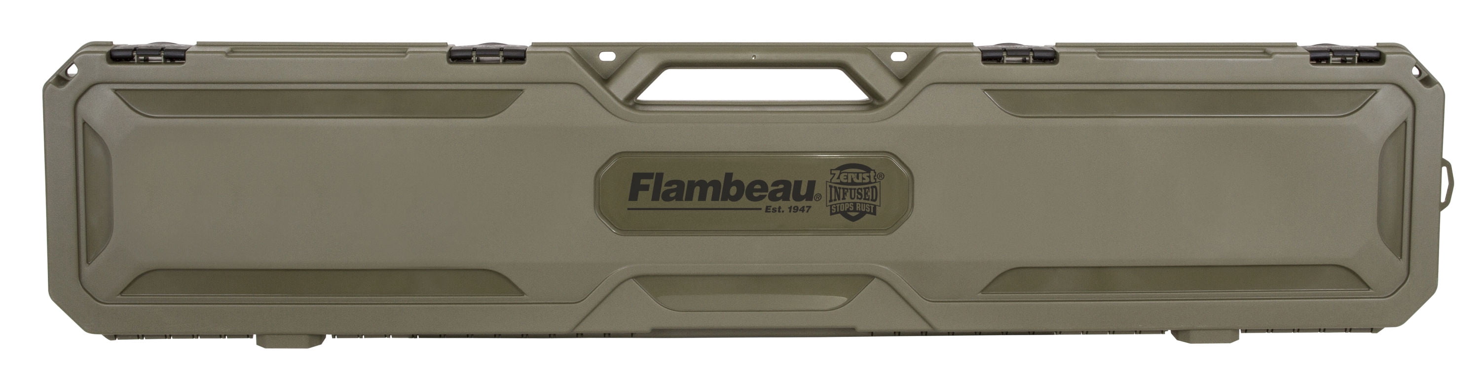 Flambeau Outdoors, 50.5 inches Long Zerust Infused Gun Case, Green, Plastic, 6464FZ