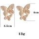 thumbnail image 5 of Pendientes de mariposa grandes de oro delicado bohemio, pendientes de gota de oro grandes y delicados, pendiente de declaración, joyería para el cuerpo para mujeres y niñas WD.WDQZL Hogar, 5 of 5