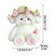 thumbnail image 3 of Bonita almohada de peluche de cordero con sombrero de ramo de rosas | Peluche suave para niños y niñas | Decoración infantil abrazable y regalo de cumpleaños, 3 of 7