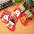 thumbnail image 5 of 2022 New Hot Cartoon Stockings Santa Elk Fabric Gift Socks Candy Lovely Bag DIY For Children Fireplace Tree Christmas Decoration, 5 of 5