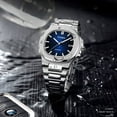 thumbnail image 4 of Reloj de hombre de acero inoxidable resistente al agua luminoso casual reloj de cuarzo para hombre, 4 of 6