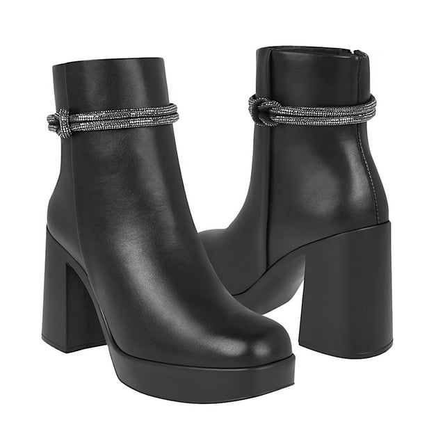 BOTINES DAMA NOMADAS 65052 SIMIPIEL NEGRO