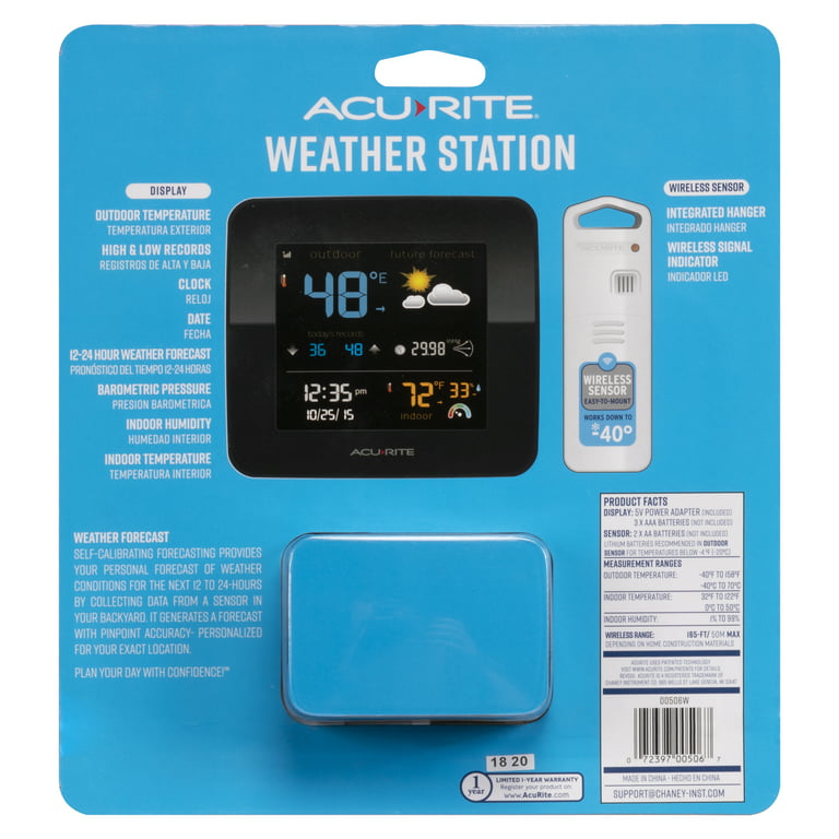 AcuRite Digital Weather Station with Wireless Outdoor Sensor in the Digital Weather  Stations department at