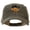 Brown Khaki, variant on Halloween Cat and Pumpkin Embroidered Low Profile Cotton Mesh Cap - Black OSFM