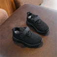 thumbnail image 4 of Kids Sneakers Girls Kids Boys and Girls Summer Breathable Lightweight Socks Shoes Toddler Soft Casual Sneakers Kids Sneakers Black 18 Months-24 Months, 4 of 6