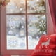 thumbnail image 4 of Pegatinas navideñas de copos de nieve para ventanas | Calcomanías electrostáticas multicolor para vidrio | Repelente de colisiones de aves | Adhesivos estáticos removibles para puertas corredizas,, 4 of 6