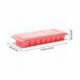 thumbnail image 3 of XKHAZA Ice Cube Trays, Plastic with Removable Lid, Easy-Release Flexible 16-cube Trays, BPA Free, Stackable Covers for Cocktail, Freezer, 3 of 9