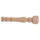 thumbnail image 2 of Unfinished Craft Spindles Wine Cabinet with Decorative Railings and Roman Column Design for Home or Commercial Use Ample Storage and Safety Features, 2 of 5