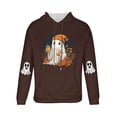 thumbnail image 2 of Blusa con capucha de manga larga para hombre, moda para el Día de Todos los Santos, estampado de fantasmas, sudadera con capucha y cordón para el tiempo libre, sudadera con capucha para hombre, blusa, 2 of 3
