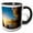 Black/White, variant on 3drose, British Columbia, Vancouver, English Bay, Sunset-cn02 Rca0000 - Rob Casey, 11oz Mug