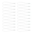 thumbnail image 4 of 20x Cuerda elástica con ganchos Correa elástica portátil estirable 25 cm de largo Blanco, 4 of 9